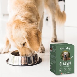 TRADIDOG Classic Dietary Supplements & Vitamins for Dogs with Vital Substances - Health Products for Dogs Including Omega-3 Oil Dog - Vegetable Dietary Supplement Dog for All Dogs