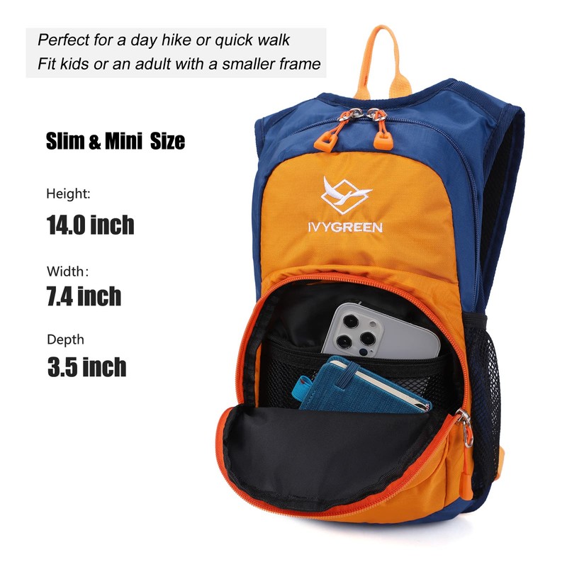 Ivygreen Kids Hydration Backpack, Hiking Backpack for Boys or Girls