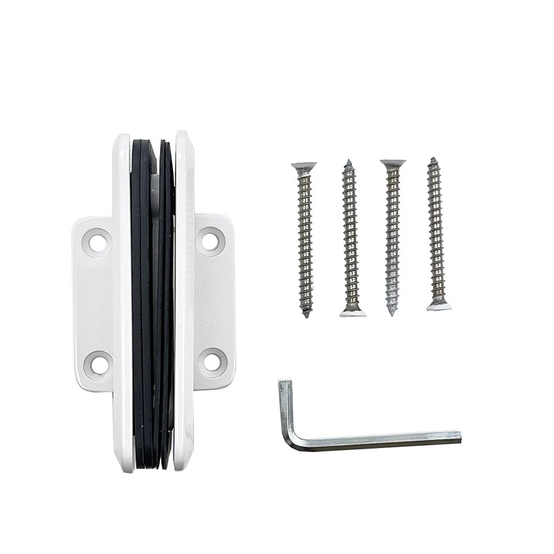 Brixwell H-PGTW-W Premier Series Glass to Wall Mount Shower Door