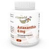 Vita World Astaxanthin 6mg 60 Vegetarian Capsules Antioxidants Made in