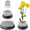 txuzong 4 Pieces Hedgehog Flowers, Round Flowers Frog Stainless Steel,