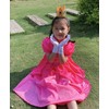 Ruichangxin Princess Peach Cosplay Costume Dress Girls Princess Peach Dress