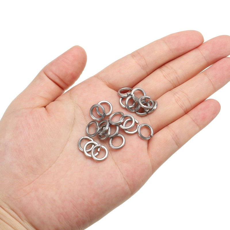 PATIKIL 50pcs M6 Split Lock Washers 6mm ID 9.5mm OD