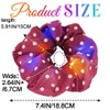 CAKURE Light Up Hair Scrunchies Polka Dots Scrunchie Hair Accessories