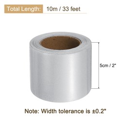 uxcell Wood Grain Tape, 2" x33 Ft Self Adhesive Wood Grain Repair Patch for Baseboards, Doors, Floor Repair, Furniture Home Decor Pearl Silver