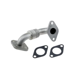 TBVPARTS EGR Cooler Tube 1.9TDI 038131521CC 038131521BQ 038131521AP 61384D 500004 Tube for A3, Altea, Leon, Toledo, Golf, Jetta, Passat, Touran, Bora