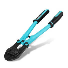 DURATECH 14-inch Heavy Duty Bolt Cutter for Rods, Bolts, Rivets, Chains, and Steel Wires, Bi-Material Ergonomic Rubber Grip Handle, Chrome Vanadium Steel Forged Blade