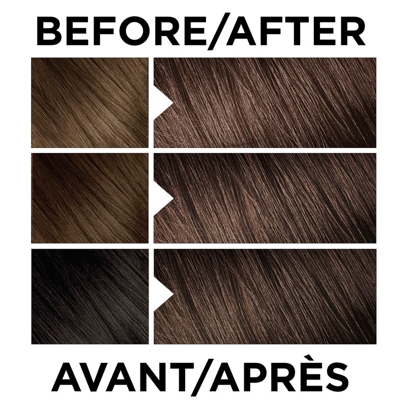 L'Oreal Paris Feria Multi-Faceted Shimmering Permanent Hair Color, 40 Deeply Brown Natural, Hair Dye with Conditioning Oils, Pack of 1