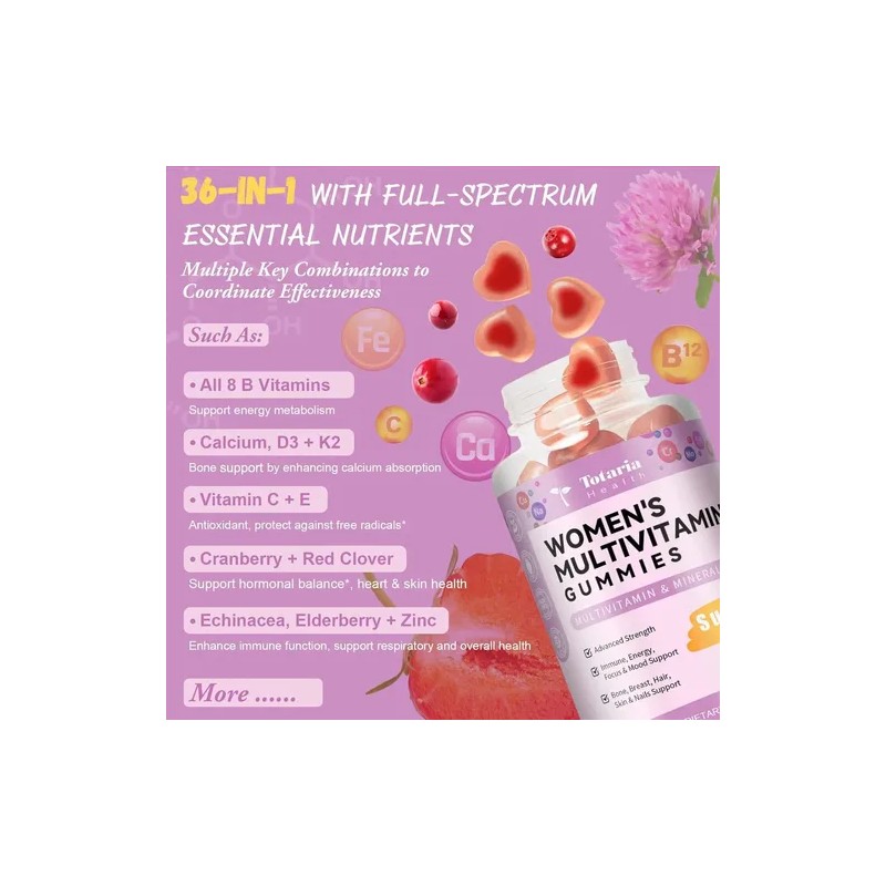 Totaria Multivitaminico Mujeres 60gomitas Hecho Usa