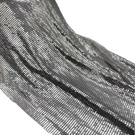 Sparkly Metal Mesh Fabric, 45 x 150 cm, Chainmail Jewelry Dress Craft Bag Making