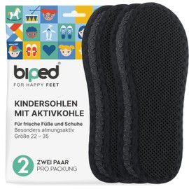 biped 2 Pairs of Children's Activated Carbon Soles, for Climate Control, for Hygienic Fresh Shoes and Feet z2769 (34)