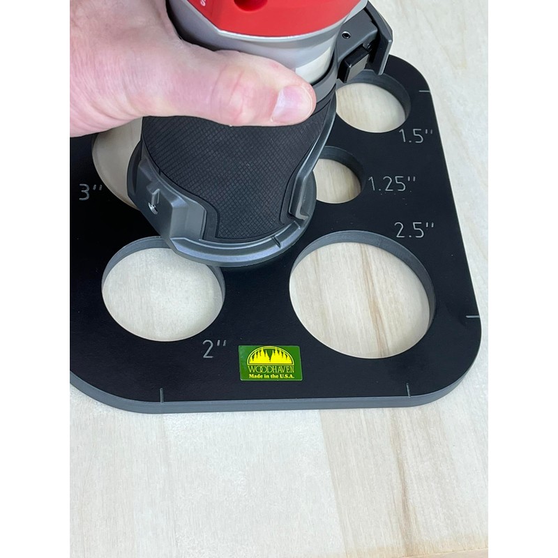 Woodhaven 300 Corner Radius Template - Durable Phenolic, Perfect for