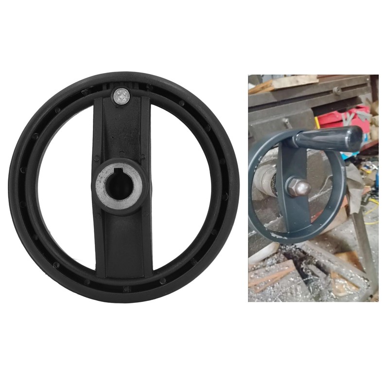 2 Spoke Hand Wheel with Folding Revolving Handle Plastic Machine