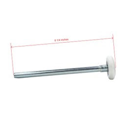 The ROP Shop | Garage Door 2" Nylon Roller w/Cap 7" Stem 13 Ball Bearing Heavy Duty Smooth