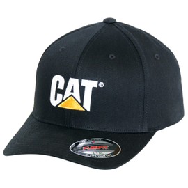 Caterpillar Mens Modern Trucker Cap, 016 Black, Large US