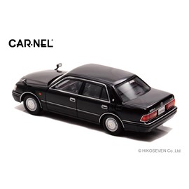 Hiko Seven CARNEL 1/43 Toyota Crown Royal Saloon G (JZS155) 1999 Black Finished Product