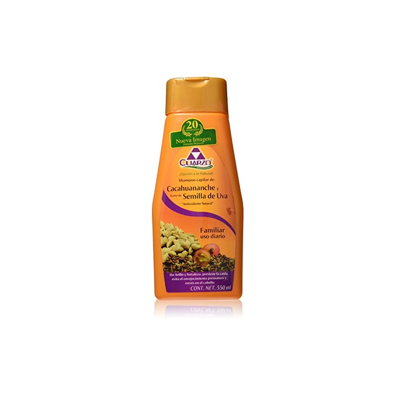 Shampoo Cuarzo Cacahuananche/uva, 550 ml