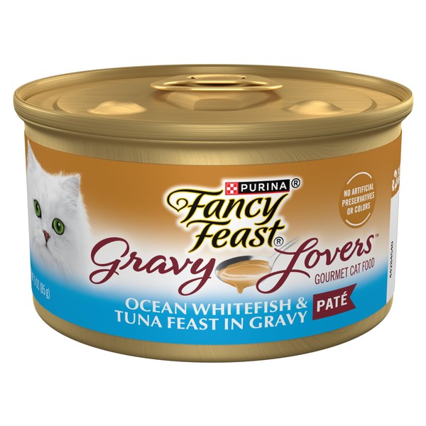 Purina Fancy Feast Gravy Lovers Ocean Whitefish and Tuna Feast