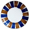 Tableware East Triangle Platter, 9.1 inches (23 cm), Blue Tea