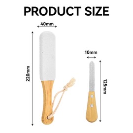 DAJING Foot Stone (1White 1Silvery, MM)