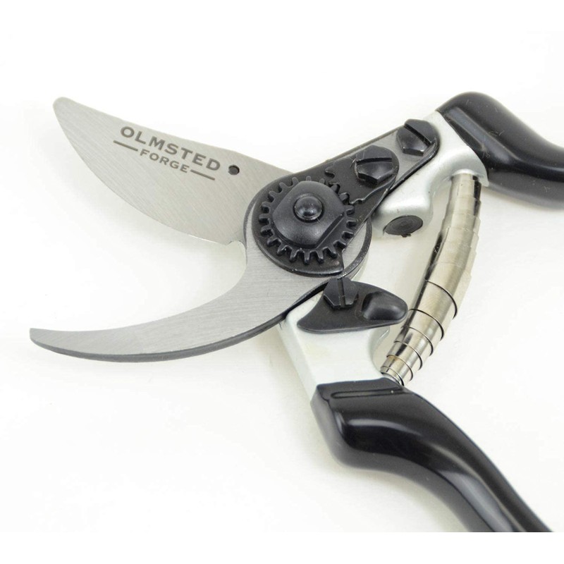 Olmsted Forge Hand Bypass Pruner with High Carbon Steel Blade