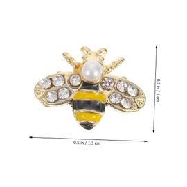 Minkissy 20pcs Bee Shape Alloy Nail Charms Nail Art Decorations for Unique Manicures Easy to Use Jewelry for Natural and Fake for and Personal Style