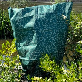 UB-STORE Plant Covers Freeze Protection 47"x71" in 2 Pack | Green Winter Frost Blankets for Outdoor Plants | Reusable Garden Cover Bags with Zipper Drawstring | Cold Weather Shrub Protection Cloth