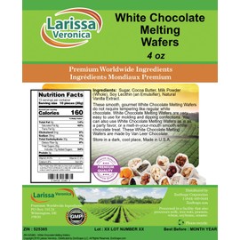White Chocolate Melting Wafers (4 oz, ZIN: 525365)