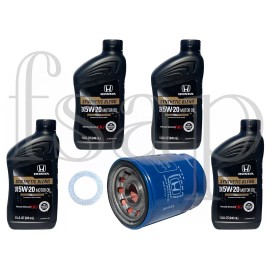 Honda Genuine Honda oil change kit for 2007 Honda Civic 2.0L L4 engine oil 5w20