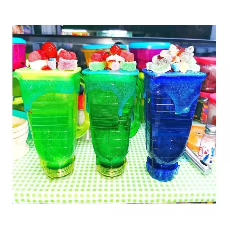 DAS 2 Vasos Licuachela Micheladas 1250ml Fiesta Neon