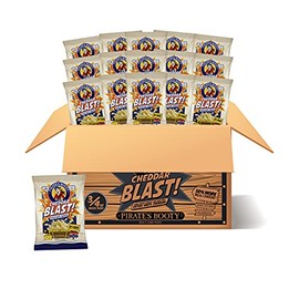 Pirate's Booty Cheddar Blast Cheese Puffs, Gluten Free, Healthy Kids Snacks, 0.75 Ounce (Pack of 16)