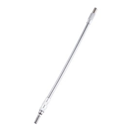Flexible Shaft Electric Hex Screwdriver Drill Durable Connection Holder Silver 11.8 inches (30 cm)