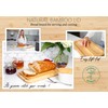 Engraved Ceramic Bread Box for Kitchen Countertop - Multipurpose Bread