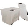 Advantus 34009 Rolling Storage Box, Letter/Legal, 15-Gallon Size, Clear