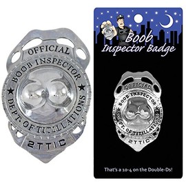 1 X Boobie Inspector Police Badge
