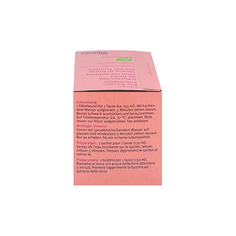 Sidroga Bio Kinder Früchtetee Filterbeutel, 20 pcs