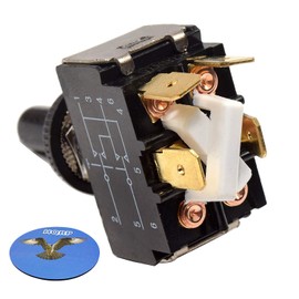 HQRP Toggle Switch Compatible with Husky Brute HT87452 HB3000 HB4500 Electric Trailer Tongue Jacks