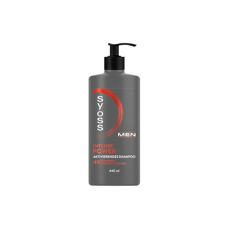 SYOSS Shampoo MEN Intense Power Activating Shampoo (440 ml), Men's
