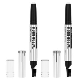 Maybelline New York Tattoo Brow Lift Stick für Augenbrauen, volle Laminierwirkung, wasserdicht, 24 Stunden, langer Halt mit Spitze aus Wachs und Kamm, Farbe 00 transparent, 2 Kosmetik