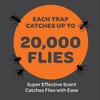 Outdoor Fly Trap Refills [Set of 4] Dissolvable Non-Toxic Bait