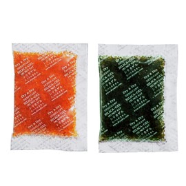 Dry & Dry 20 Gram [30 Packets] Premium Silica Gel Orange Indicating(Orange to Dark Green) Silica Gel Desiccant Silica Gel Packs - Silica Packets for Moisture Absorber Silica Gel Packets