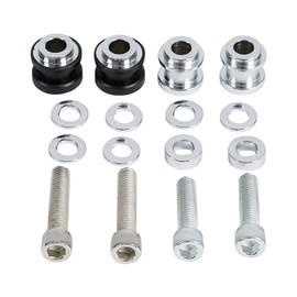 TCT-MT Docking Hardware Kit Detachable Fit for Harley 2018-2023 Softail Fat Boy Heritage Classic FLFB, FLFBS, FXBR FXBRS FLDE, FLHC, FLHCS, FLSL, FXBB, FXFB, FXFBS, FLSB, FXLR, FXLRS, FXST Chrome