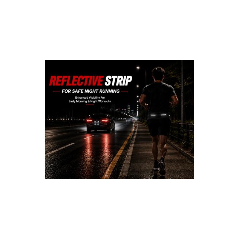Cinturón para correr para hombres y mujeres, riñonera con soporte