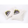 Swiss pine cushion with ticking 40 x 40 cm filled