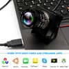 ELP Camera, 13 Megapixel, Webcam, Wide Angle 75 Degree No