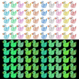 HOTTuoHong Mini Ducks Bulk,Tiny Ducks,Mini Resin Ducks Miniature Duck Figures Ornament Little Ducks for Craft,Dollhouse,Home Decorations Birthday Party Gift