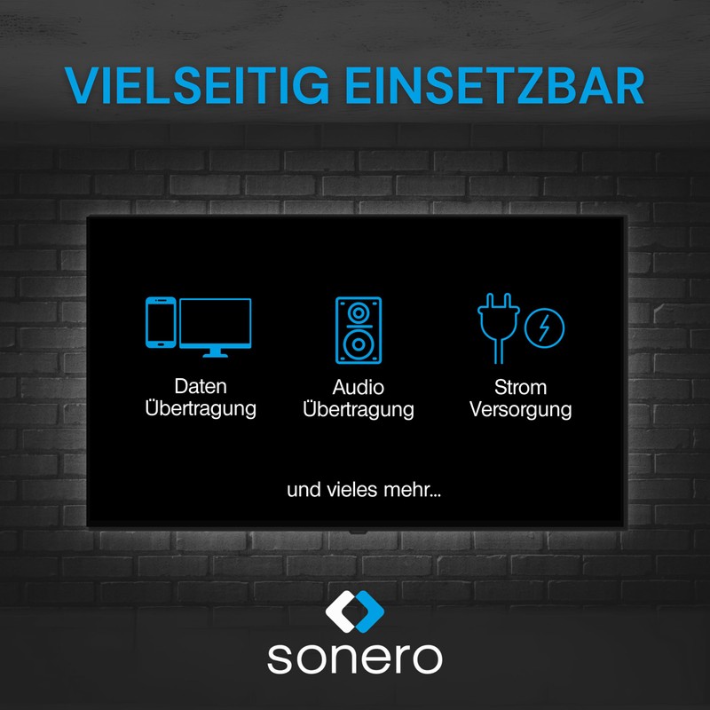 sonero® Micro USB auf USB-C Adapter, kompatibel mit Apple Geräten,