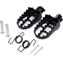 Dirt Bike Foot Pegs, Motorcycle Footpegs Pedals for 50cc 70cc 90cc 110cc 125cc Dirt Bike Honda XR50 CRF50F CRF70F CRF80F CRF100F CRF150F