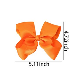 Hair Bow Alligator Clips Grosgrain Hair Bows for Girls Large Bowknot Hair Clip Hair Bow Barrette Hair Accessories for Girls Kids Bow Hair Clips 6 inch Grosgrain Hair Bows 2Pcs