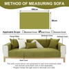 JIAN YA NA Sectional Couch Cover, Funny Chenille Fuzzy Sofa
